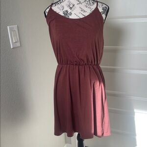 Old Navy Spaghetti Strap Mini Dress in Mauve